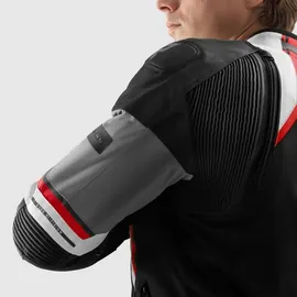 Rebelhorn Borg 2 Motorradjacke Schwarz/Grau/Rot L