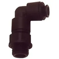 Riegler Winkel-Einschraubverschraubung POM, G 1/4 a., für Schlauch- Ø4