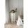Garden Pleasure PADEA Beistelltisch Massivholz weiß 25,0 x 25,0 x 67,0 cm