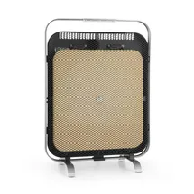 Klarstein Infrarotheizung 1300W Wärmespeicher Marmor Schwarz