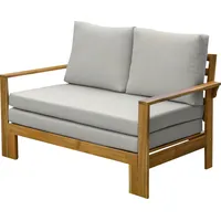 Primaster Loungebett Capri Sonnenliege 141 x 130 x 35 cm Braun