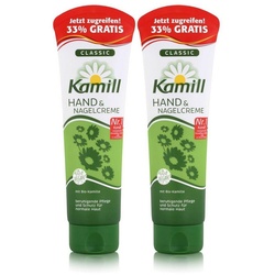 Kamill Hautcreme Kamill Hand & Nagelcreme Classic 133 ml – mit natürlicher Kamille (2er
