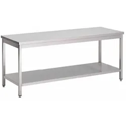 Gastro-Inox Arbeitstisch mit Grundboden aus Edelstahl 1900x700x880mm
