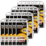 120x Duracell Activair 312 Hörgerätebatterien Zink-Luft 1,45V Quecksilberfrei
