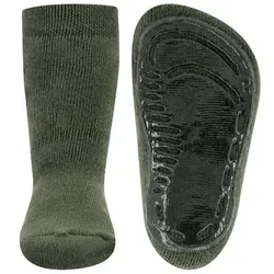 Ewers Stoppersocken Softstep Uni oliv, 21/22