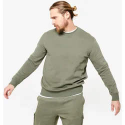 Hoodie Herren warm Baumwollgewebe - grün/khaki, braun|grün, L