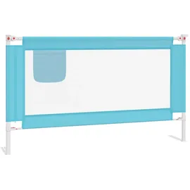 vidaXL Kleinkind-bettschutzgitter Blau 140x25 Cm Stoff Vidaxl