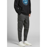 JACK & JONES Cargohose »STACE DEX«, Gr. 30 - Länge 34, asphalt, , 74468330-30 Länge 34