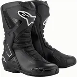 Alpinestars SMX-6 v3 wasserdichte Motorrad Stiefel, schwarz/weiß, 43