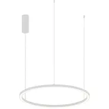 LUCE ambiente Design HOOP 1-flg. 80 cm rund/Aluminium weiß