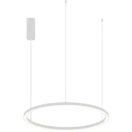 LUCE ambiente Design HOOP 1-flg. 80 cm rund/Aluminium weiß