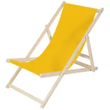 Strandstuhl Strandliege Liegestuhl Gartenliege Klappbar Sonnenliege Holz Faltbar