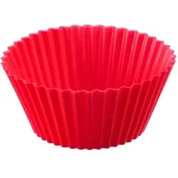 WESTMARK Silikon Muffinformen, rot 30142260 , 1 Packung = 6 Stück