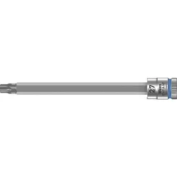 Knarreneinsatz Wera 8767 A HF Torx T27 Länge 100,0mm Antrieb 6,3mm (1/4'')