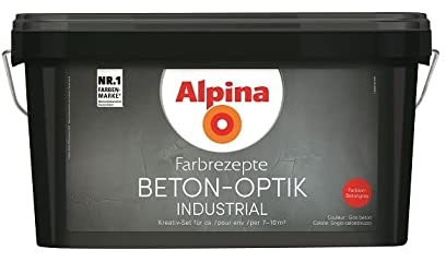 Alpina Farbrezepte BETON-OPTIK Set Betongrau