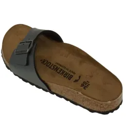 Birkenstock Madrid Birko-Flor schmal schwarz metallic 38