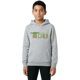 Mister Tee Mandalorian The Child Kapuzenpullover Heather Grey 146-152 cm