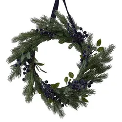 Tannen Kranz mit Schlehdornbeeren 50cm