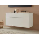 LeGer Home by Lena Gercke Lowboard »Essentials«, Breite: 112 cm, MDF lackiert, Push-to-open-Funktion weiß