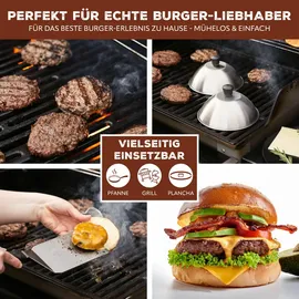 bremermann Grillhaube onesize Edelstahl Silber/Weiß