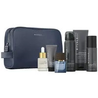 RITUALS Homme Large Gift Set 2025=Travel Roi d’Orien 15 ml, shower foam 50ml,24h Anti-Perspirant Spray 50ml,Hyaluronic Acid Natural Booster 20 ml,Hydrating Fa