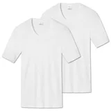 SCHIESSER Herren T-Shirt Weiß