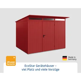 Hörmann Gerätehaus Trend-P 3,03 x 2,38 m Purpurrot
