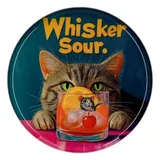 Giftcompany Dekotablett Love Trays Whisker Sour - Eisen - (ØxH) 17,7 x 1 cm
