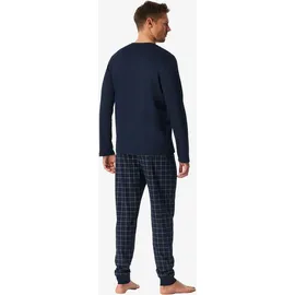 SCHIESSER Pyjama Fine Interlock Blau M (50)