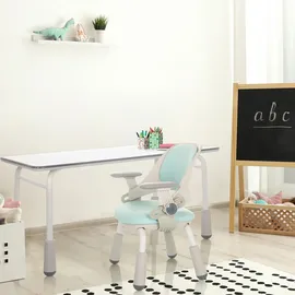 HJH Office Kinderschreibtisch KID GRO T Weiß / Grau