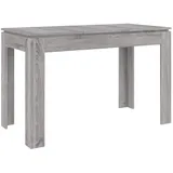 vidaXL Esstisch Grau Sonoma 120x60x76 cm Holzwerkstoff