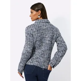 CREATION L Bouclé-Blazer Blau 38