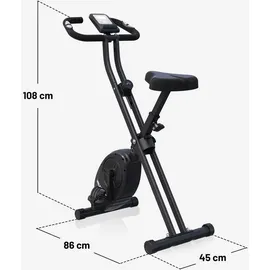 gorilla sports de Heimtrainer klappbar schwarz