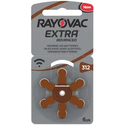 RAYOVAC Hörgerätebatterie Extra Advanced 312 (6 St.) (Angebot)
