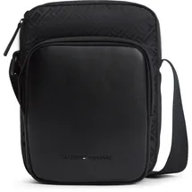 Tommy Hilfiger TH NYLON JAQUARD MINI REPORTER Umhängetasche Kunstleder/Nylon Black