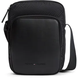 Tommy Hilfiger TH NYLON JAQUARD MINI REPORTER Umhängetasche Kunstleder/Nylon Black