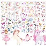 luxuskollektion 120+ Tattoo Einhorn Schmetterling Mädchen Kinder Geburtstagsgeschenk