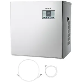Vevor kommerzielle Eismaschine – Kopf, 181 kg/Tag Edelstahl-Eismaschine mit intelligentem Bedienfeld, Selbstreinigung, einstellbarer Dicke, ideal für Restaurant, Bar, Café, Hotel – Nur Kopf