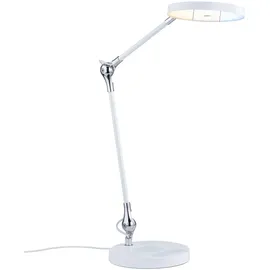 Paulmann Numis 78011 LED-Tischlampe LED Schreibtischleuchte White Switch incl. 1x11 Watt dimmbar Weiß