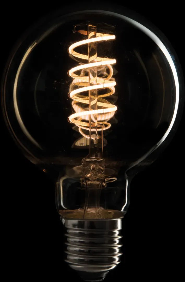 Showgear LED Filament Bulb E27 5 W - dimmbar - gold-Glasabdeckung