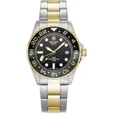 Swiss Alpine Military Herren Uhr Analog Quarz 7052.1142SAM Edelstahl