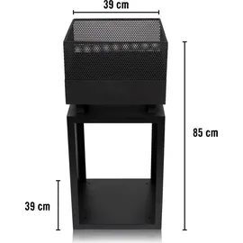 BBQ Collection Feuertonne Ø 85 cm Schwarz