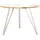 Möbel Kraft Couchtisch Weiß Holz Rund 67 x 45 cm