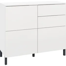 borchardt Möbel Haama 93 x 80 x 35 cm Weiß matt