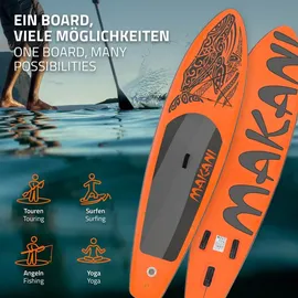 ECD Germany SUP Board Makani 320 x 80 x 15 cm orange