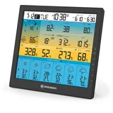 Bresser zusätzliche / Ersatz-Basisstation für 7003220 6-Tage 4CAST PRO SF WLAN-Wetter-Center mit großem 10''-Farbdisplay, integriertem Wecker mit Eiswarnung