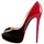 meinabsatz Damen Klassische Plateau High Heels Slip on Pumps Stiletto Absatz Elegante Damenschuhe Lack Rot 37 EU - 37 EU