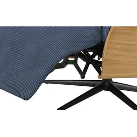 skagen studio Relaxsessel Mikkel 81 x 106 x 82 cm Blau mit Relax-Funktion