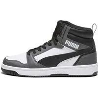 Puma Rebound V6 High-Top Puma White/Puma Black/Shadow Gray 44