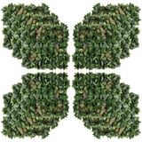Outsunny Künstliche Hecke mit Stecksystem grün 50L x 50B x 7T cm